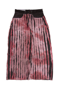 Pinstrip Denim (Cranberry)
