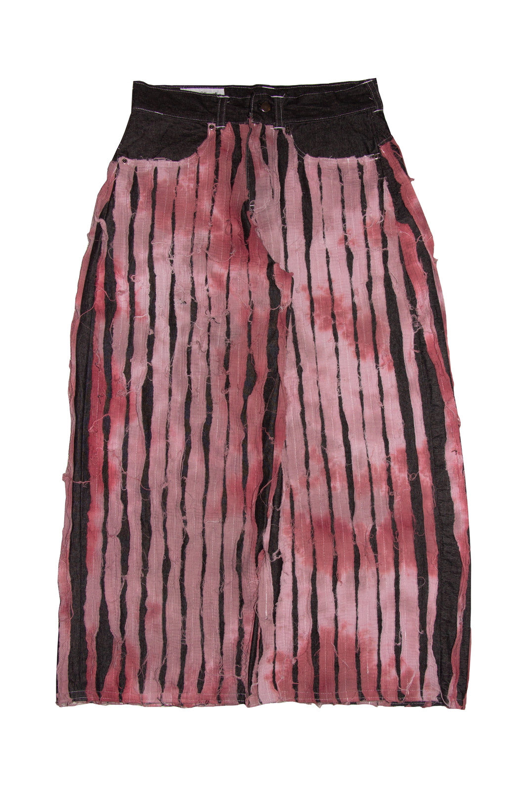 Pinstrip Denim (Cranberry)