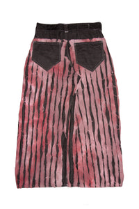 Pinstrip Denim (Cranberry)